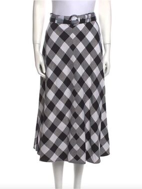 KATE SPADE New York Women’s Plaid Print Midi Length Skirt - New With Tags